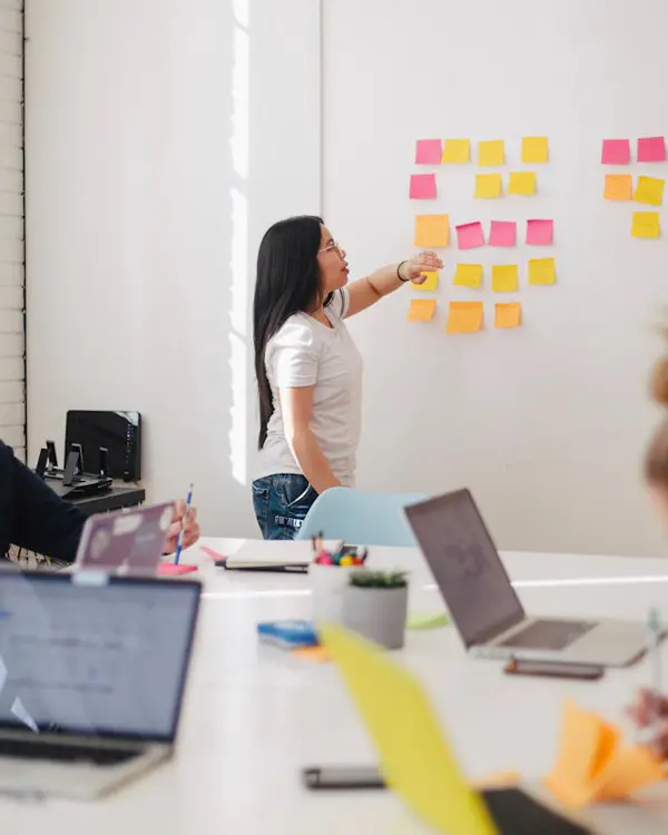 AI workshop with a client team